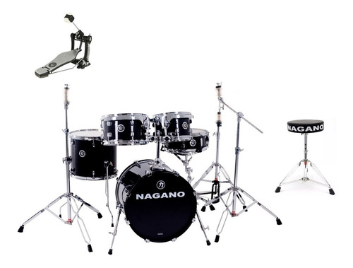 Bateria Nagano Garage Gig B18 C/ Banco Brinde Oferta