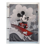 Caderno Argolado Fichário Universitário 250 Folhas Mickey