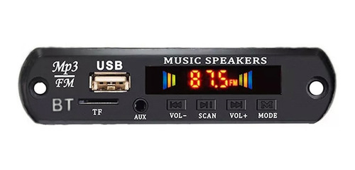 Placa P/ Amplificador Modulo Usb Mp3 Player Bluetooth