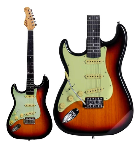 Guitarra Stratocaster Tagima Tg 500 Lh Canhoto Cap Single
