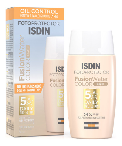 Protector Solar Isdin Fusion Water Color Light Spf50 50ml