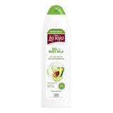 Gel De Ducha Jabon Body Milk 2 En 1 Palta X 650 Ml La Toja