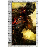 Cuadros Dark Souls Gamers 30x57 Cm En Lienzo A1