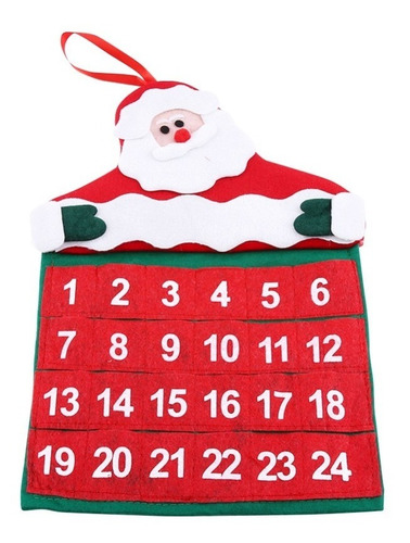 Calendario Navidad Adviento Santa Claus Papa Noel Navidades
