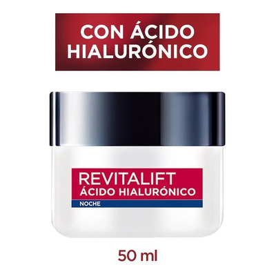 Crema Facial Noche Loréal Paris Revitalift Ácido Hialurónico Tipo de piel Todo tipo de piel | Mismo precio en cuotas