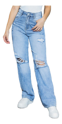 Jeans Mujer Mezclilla Suave Strech 0879