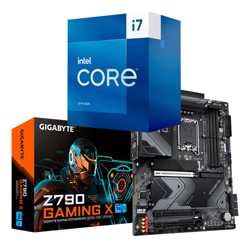Kit Intel Core I7 13700kf + Gigabyte Z790 Gaming X   Ddr5 