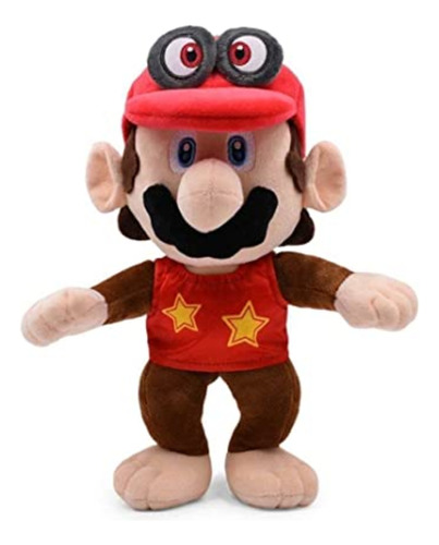 Peluche Mario Bros Monkey Diddy Kong 30 Cm Felpa Suave