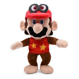 Peluche Mario Bros Monkey Diddy Kong 30 Cm Felpa Suave