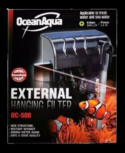 Filtro De Cascada Ocean Aqua P/acuarios De 60-120 Litros