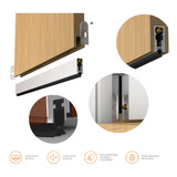 Veda Porta Automático 132 Cm Proteção Acústica Comfortdoor