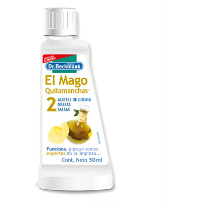 1 Removedor Quita Manchas Ropa #2 Aceite Cocina Grasa Salsa # 2 Salsa Aceite Grasa Ketchup