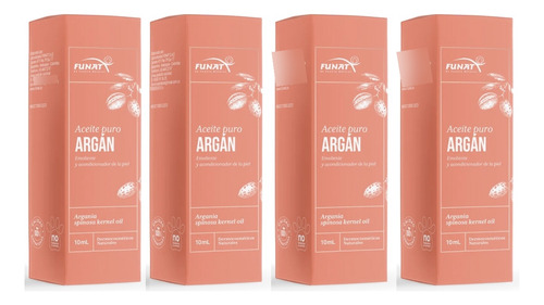 Aceite Esencial Puro Argan X10ml X4