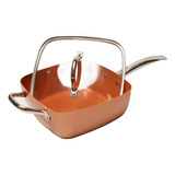 Sarten Copper 24cm Cuadrada 5 Pcs Excelente Calidad Oferta