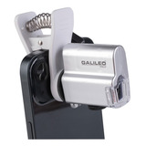 Lupa Microscopio Galileo Para Celular Tablet Luz Led 55x