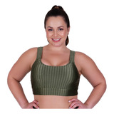 Kit 3 Top Plus Size Esportivo Tecido 3d Grandes  46 48 50 