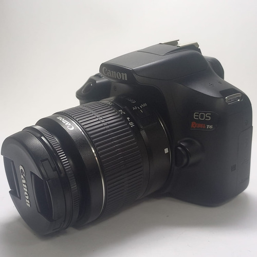  Canon Eos Rebel T6 Lente 18-55mm Efs Kit Dslr Cor  Preto