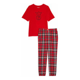 Pijama Victorias Secret Talle M Rojo