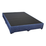 Base Cama Box Urban King Size Lino Azul