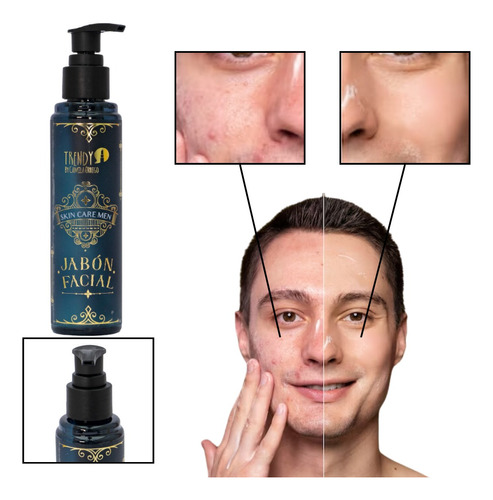 Jabón Facial Hidratante Hombres - mL a $199