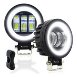 Par Farol Milha Led Luminark 102w 2x51w 12v-24v Troller Full