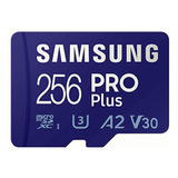 Samsung 256gb New Pro Plus Microsd Y Adaptador Mb-md256sa/am
