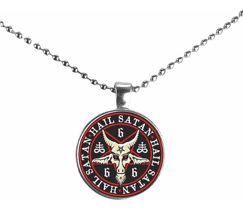 Baphomet Collar Joyería Satan Ocultismo Satanismo 2 Modelos