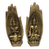 Mãos Buda Híndu Namastê E Gesso