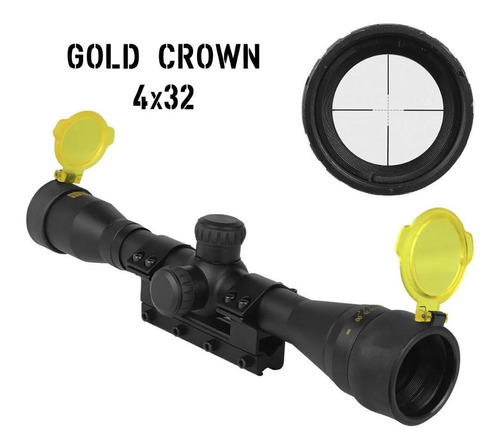 Luneta Mira Rossi Gold Crown 4x32 11mm