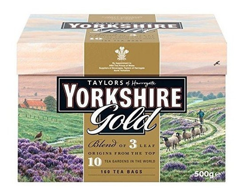 Caja De Tè Taylors Of Harrogate Yorkshire Gold, 160 Bolsita