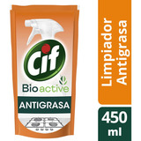 Limpiador Cif Antigrasa Bio Active Repuesto X450 Ml Cocina 