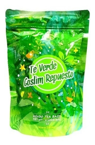 Te Verde Goslim Repuesto Por 30 Tisanas Original