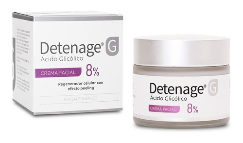 Detenage G Acido Glicólico 8% Crema Facial Antiedad 50g