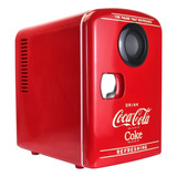 Coca-cola Mini Refrigerador Portátil Con Altavoz Bluetooth