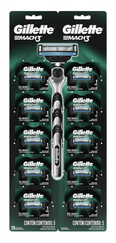 Repuesto Afeitar Gillette Mach 3 - g a $10400