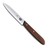 Victorinox® Cuchillo Mondador Línea Palisandro, 10cm Color Marrón Oscuro