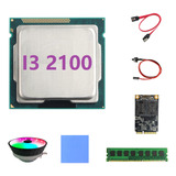 Cpu I3 2100, Ddr3, 4 Gb, 1600 Mhz De Ram+ssd De 128 G+ventil