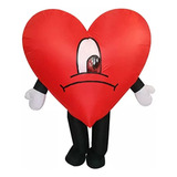 Disfraz Inflable Up Con Forma De Corazón, Mascota Love Red