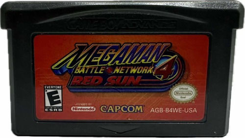 Megaman Battle Network 4 Red Sun | Game Boy Advance Original