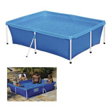 Piscina Rectangular Azul De 2000 Litros - Mor Liso