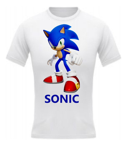 Camisa Do Sonic Infantil Criança Camisa Do Sonic Full Hd