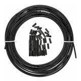 Cable Cambio Bicicleta De 4 Mm X 50 Pies + Kit 50 Tapas,