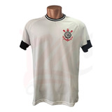 Camisa Masculina Corinthians Wang Off White Retro Licenciado