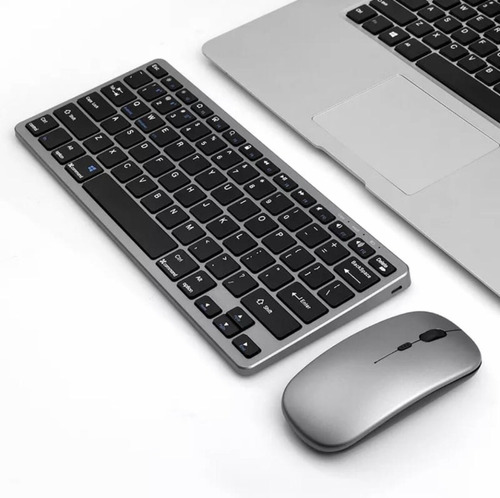 Kit Teclado E Mouse Sem Fio Wireless-bluetooth