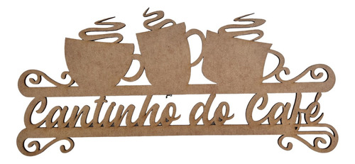 Placa Decorativa Cozinha Decoração Letreiro Cantinho Café