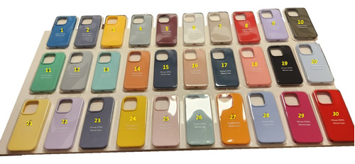 Funda Para iPhone 15 Pro Con Logo Y Felpa Varios Colores