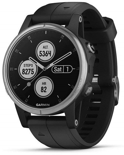 Garmin Fenix 5s Plus Correa Silver 42mm Smartwatch Reloj Hr