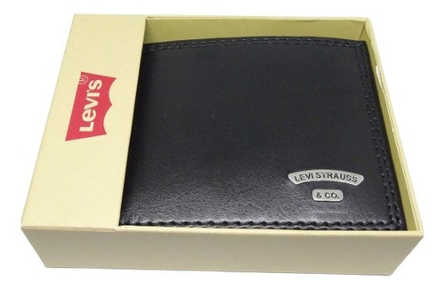 Billetera En Cuero Para Hombre Marca Levi´s Original Rfid