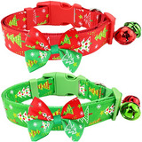 Collares De Navidad Perros Medianos Grandes Campana Y L...