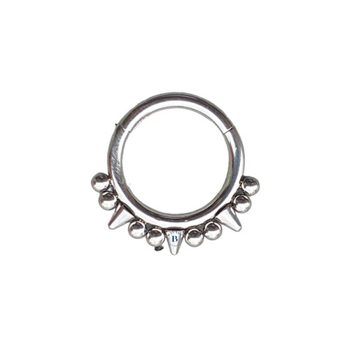 Piercing Bisagra Septum Clicker De Acero Quirúrgico Bavasa